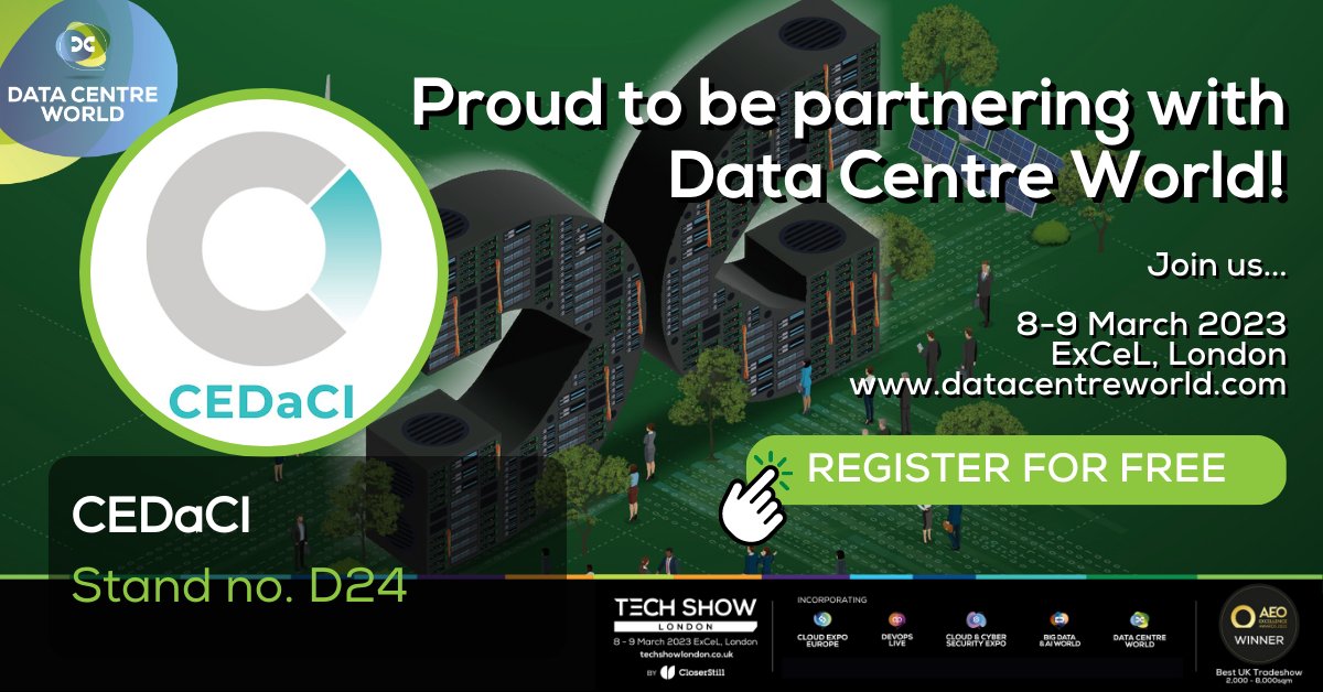 Only ONE MONTH until @DataCentreWorld London❗
Learn more: lnkd.in/ege8pnCs
Register for your FREE ticket: lnkd.in/e6VvWeUr
Be part of the conversation on 8-9 March at ExCeL, London!
#DCW23 #TSL23