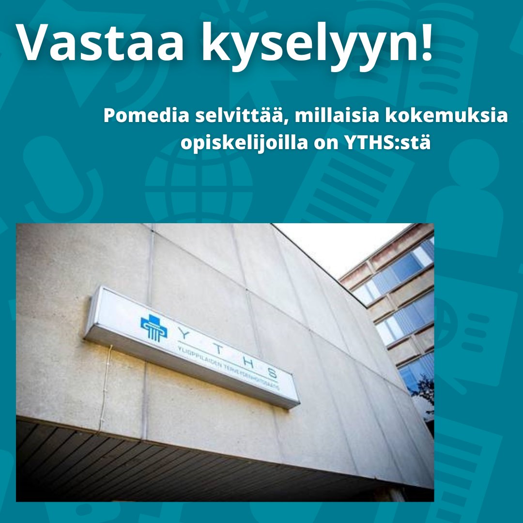PomediaFi's tweet photo. Pomedia selvittää YTHS:n toimivuutta pohjalaisopiskelijoiden keskuudessa!

Vastaa Pomedian kyselyyn: https://t.co/vKgAMXAnA3

#YTHS #Ylioppilasterveydenhuolto #Terveydenhuolto #Hyvinvointi #Pomedia https://t.co/WnQ10eJusC