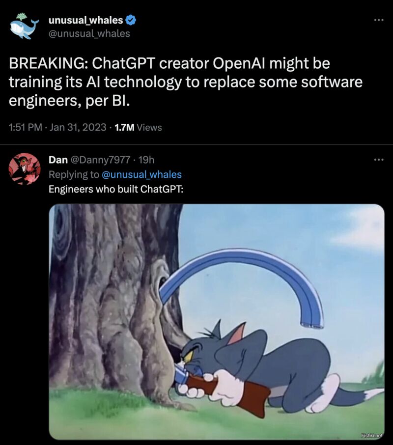 progmemes's tweet image. 😂😂😂
#javascript #typescript #react #reactnative #vuejs #webdevelopment #webdeveloper #angular #webdesigner #html #programming #css #code #beginner #js #jquery #php #nodejs #rubyonrails #FrontEnd #android #laravel #java #software #python #SoftwareDeveloper #100DaysOfCode