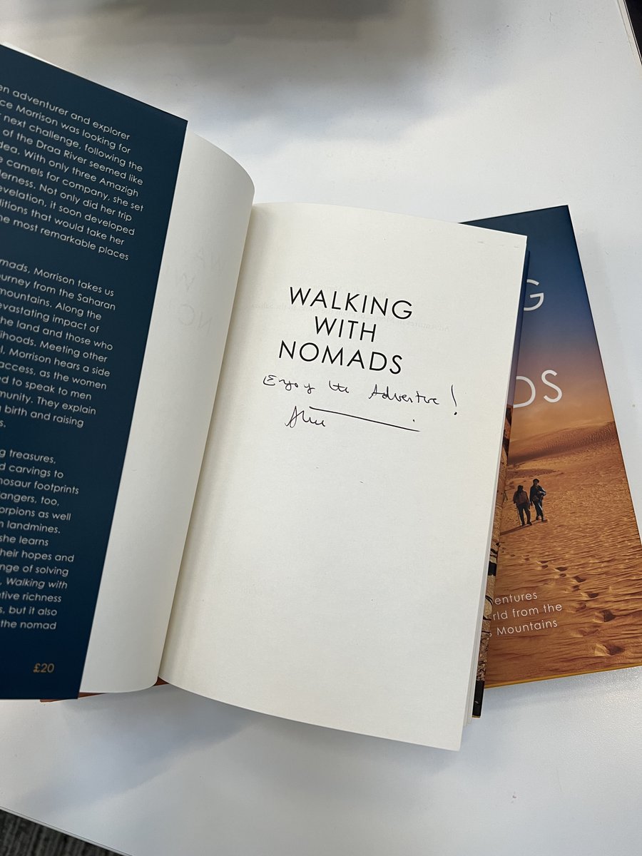 CraghoppersUK's tweet image. We've got our hands on 3 signed copies of @aliceoutthere1 new book 'Walking with Nomads' #winitwednesday
 
To win a copy:
✅ Follow @CraghoppersUK
🔁 RT this post

Winner announced at 4 pm TODAY. T&amp;amp;Cs apply