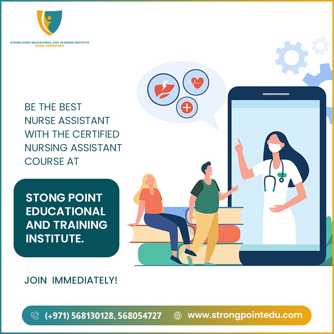 strongPointInst's tweet photo. Join Strong Point's CNA course, an international certification covering anatomy and physiology, adult patient care, diet therapy, and practical nursing.
Connect via: +971 568130128, +971 568054727, or visit: https://t.co/9K9XwK0sYV
#CNACourse #CNATraining #NursingAssistant https://t.co/KSyduMjszL