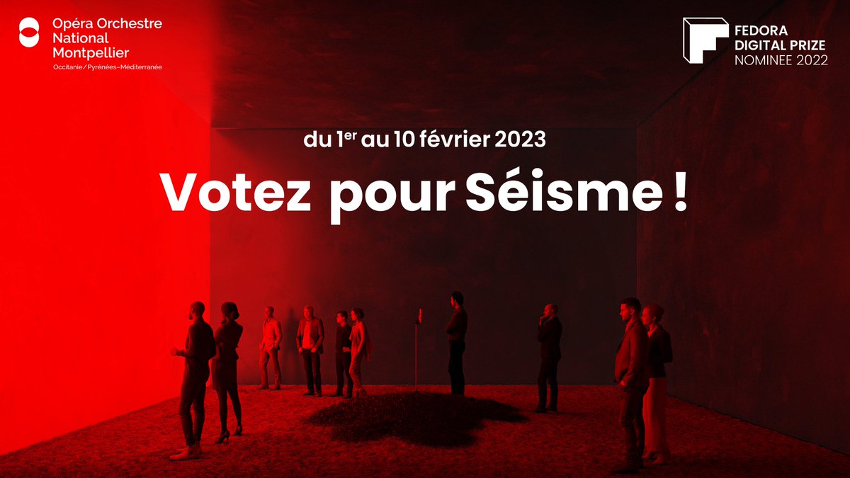 OONMLR's tweet photo. 📣 En attendant de connaître les grands gagnants de la Biennale @FEDORA_Platform, les votes du public sont ouverts pour soutenir #Séisme, nommé dans la catégorie Prix Digital 🏆
⭐️@Franciska_E @AlexHoComposer @arguensjeanmary 
👉 VOTEZ POUR @OONMLR : https://t.co/Fe0lLH1DDY https://t.co/BazuRDjzwD