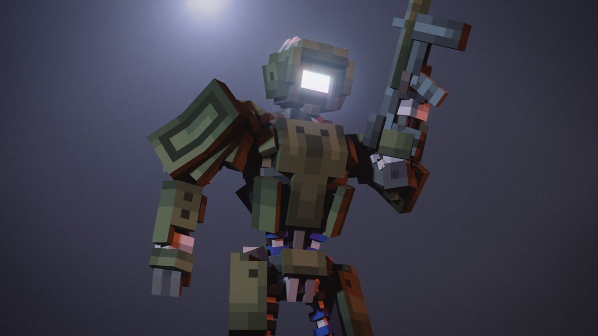 I AM BACK!

Made in 
<a href="/blockbench/">Blockbench</a>

Welcome to my patreon! 
patreon.com/morozovoff

#blockbench  #Minecraft #MinecraftLive #minecraft建築コミュ #Blockbench  #lowpoly #minecraftbedrock #bedrock #pixelart #mcmodels #MythicMobs