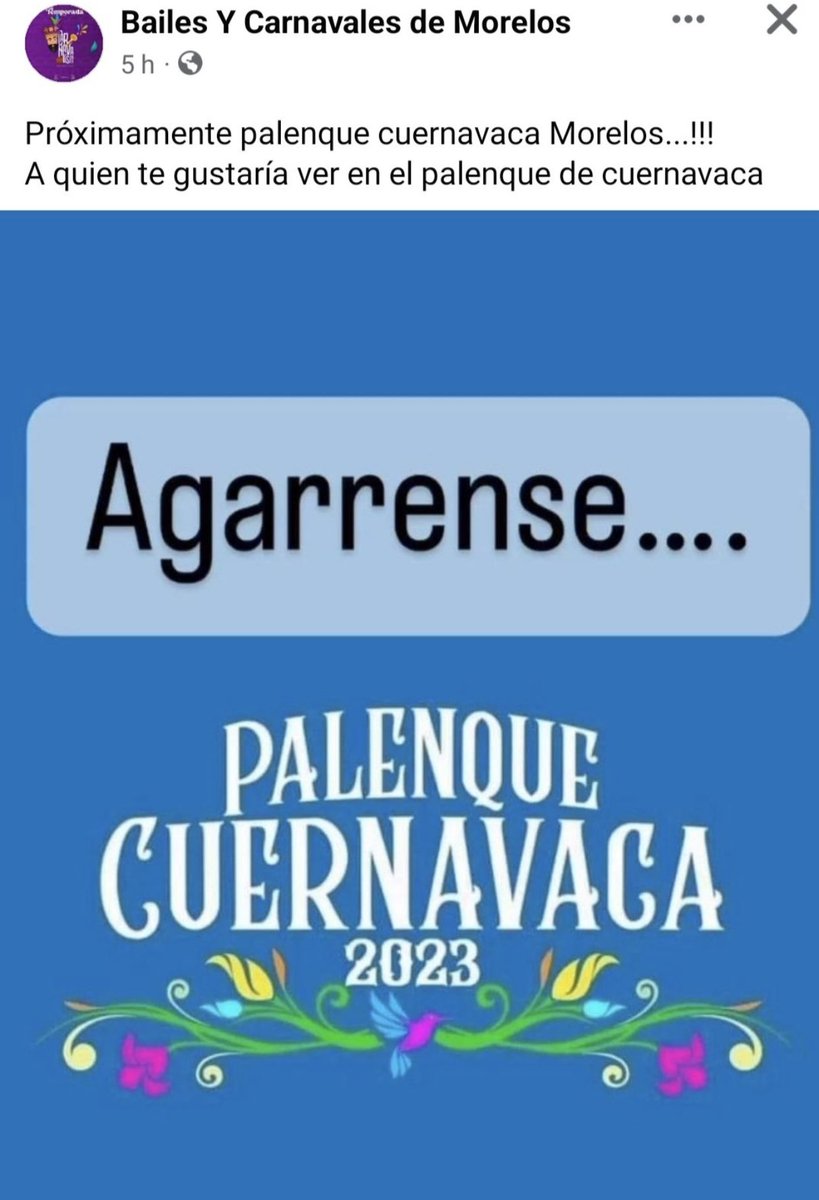 pvillalobosadan's tweet image. Y mientras colapsa #SAPAC por deuda con @CFEmx , Mi querido presidente @jluriosteguis anuncia la Feria de la Flor y #palenque ¡no pus wooow, son unos genios! @CuernavacaGob #Cuernavaca #morelos