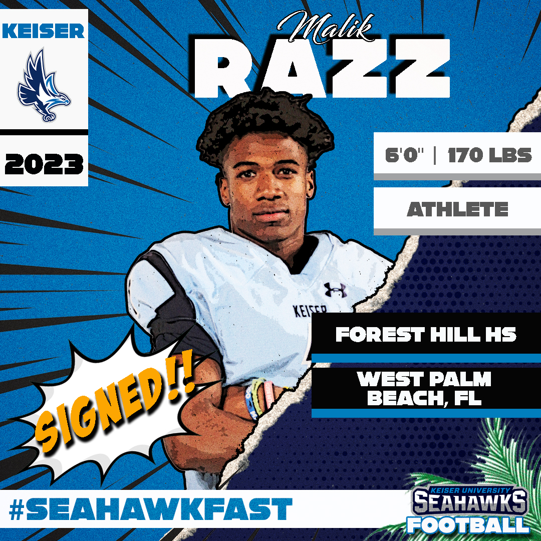 Welcome to the Family, 𝗠𝗮𝗹𝗶𝗸 𝗥𝗮𝘇𝘇!

#NSD23 
#TheOnlyOneInTheSun
#SeahawkFast