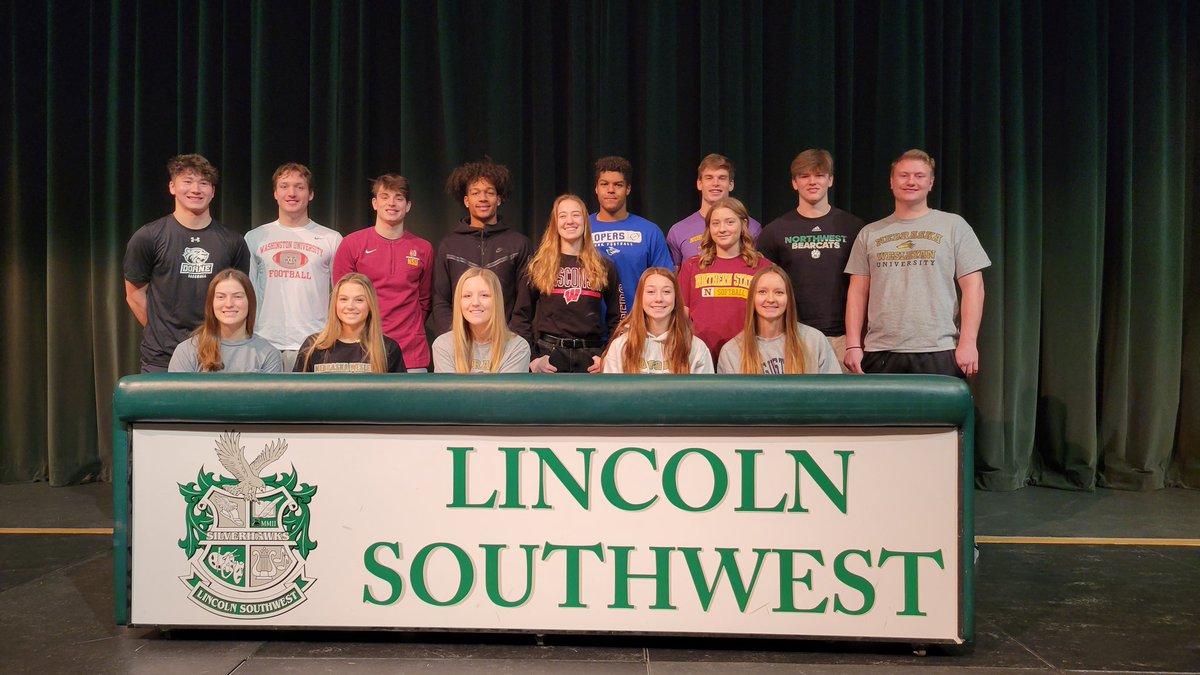 lswathletics's tweet photo. Congrats to these 15 Student-Athletes who signed their letter of intents to continue their careers at the next level. 

Thanks for all you have done for the Silver Hawks!!

The best is yet to come!!! https://t.co/YlnCIgKWIX