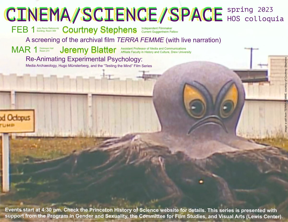 TODAY at 4:30pm
Courtney Stephens (<a href="/Courtneycolt/">Esquisse🪶</a>) joins us for a screen of the archival film TERRA FEMME with a live narration.

🔗details &amp; rsvp: ow.ly/vuGt50MGKph