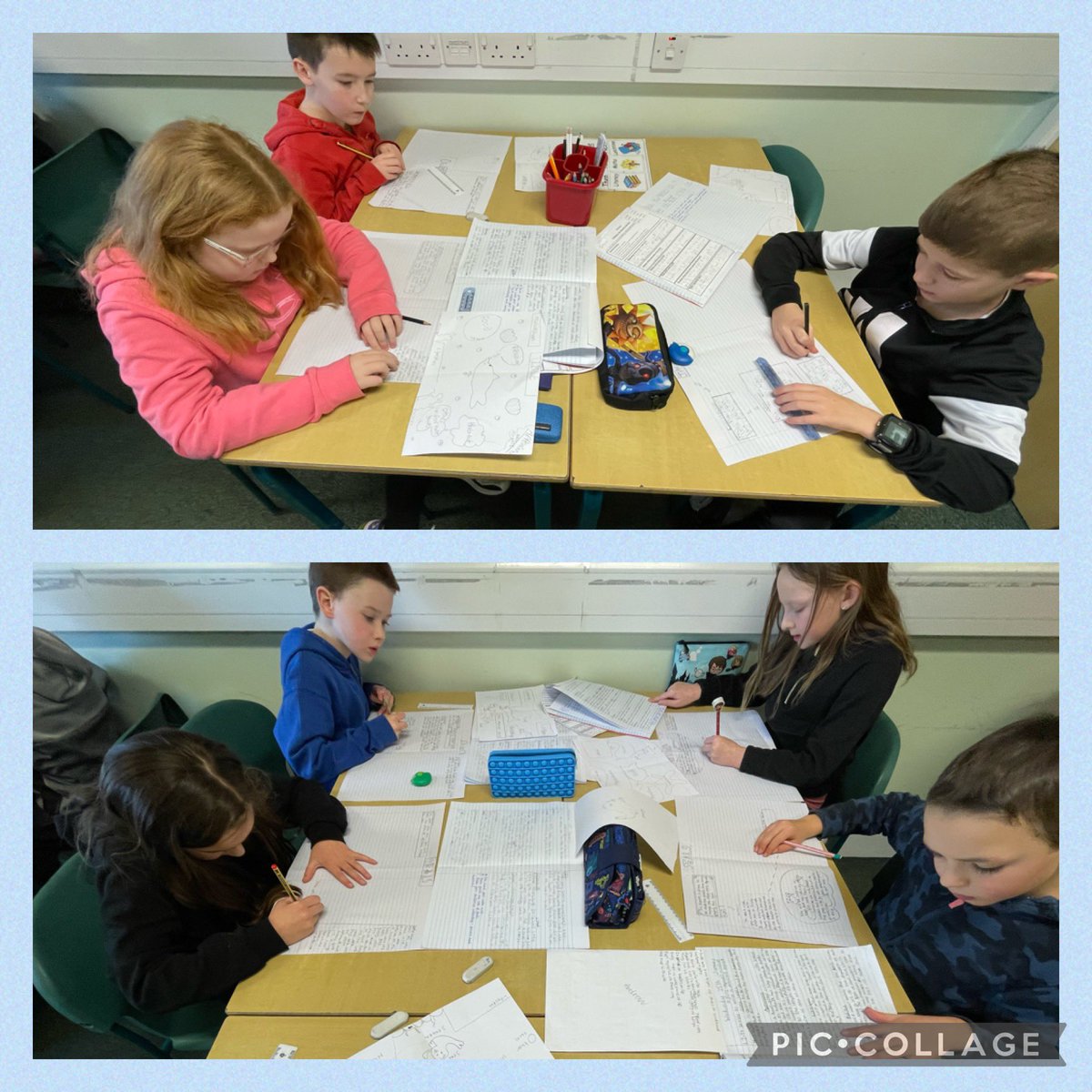 DeanburnPS_P7A's tweet image. We are using the #Report we did on aquatic animals last week to create a double page spread in #ExtendedWriting today. We had to be very creative and redraft and develop the writing we had already done! #ResearchNotes #VCOP #Illustration #Art #Design #Uplevel 🐬🐙🐡🦞🦭😊