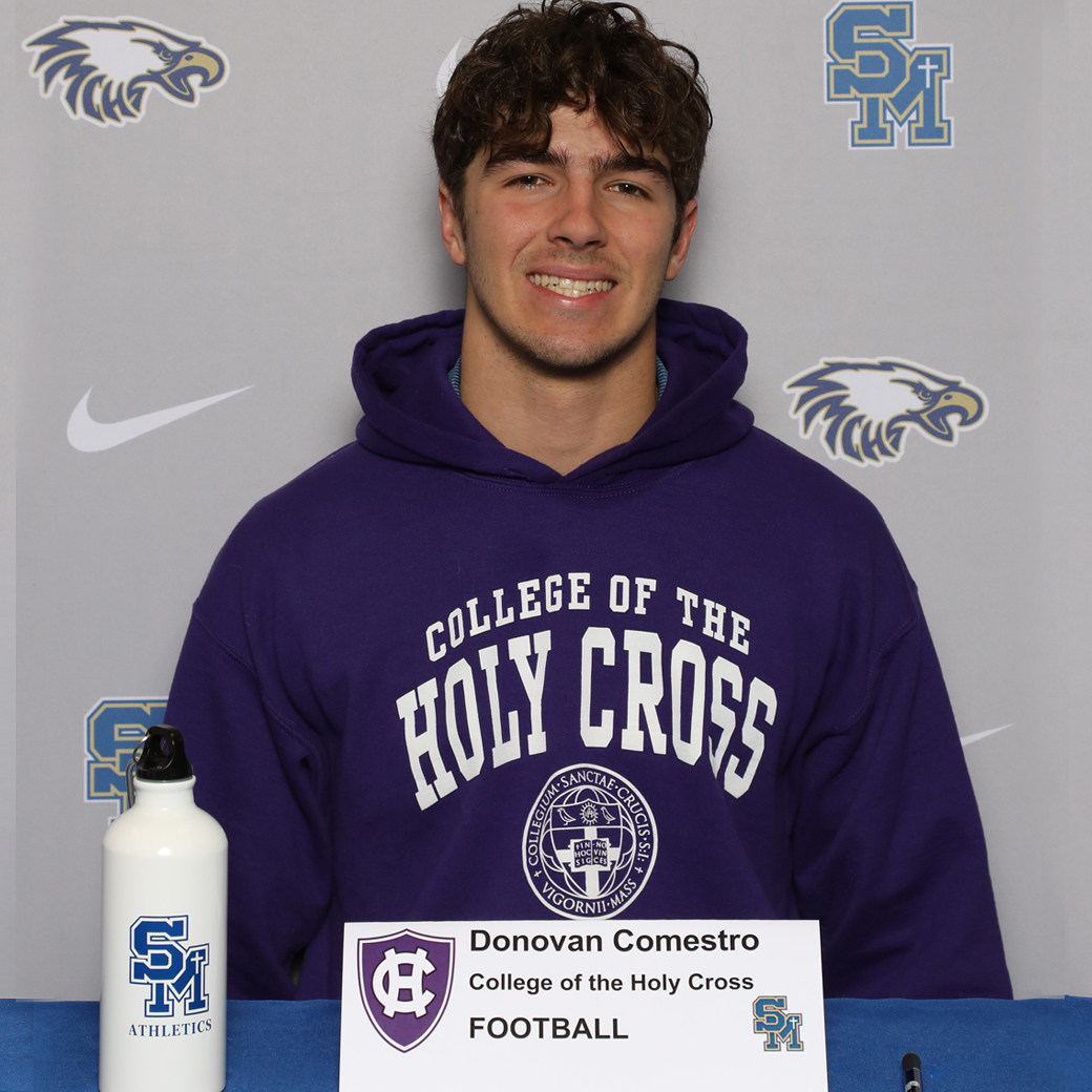 Congratulations to Donovan Comestro '23 on committing to <a href="/HCrossFB/">Holy Cross Football</a> 
<a href="/latsondheimer/">eric sondheimer</a> <a href="/ocvarsity/">ocvarsity</a> <a href="/OCSportsZone/">OC Sports Zone</a> <a href="/CapoDispatch/">Capistrano Dispatch</a> <a href="/SouthOCsports/">South OC Sports</a> #NSD23 🏈