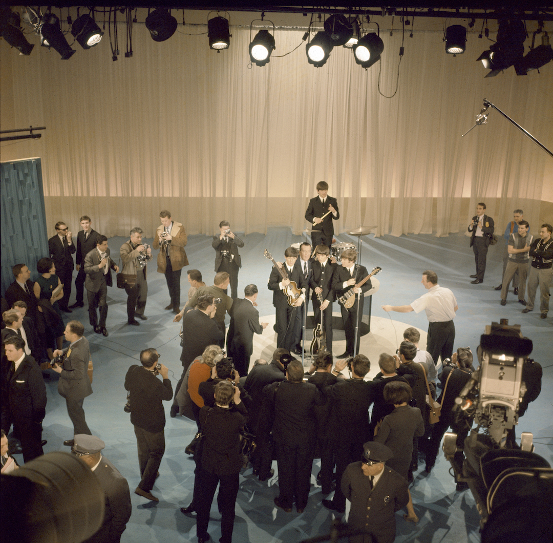 #OTD #1964 #TheBeatles perform live for the first time in the US - on CBS’s Ed Sullivan Show. 

"I've heard that while the show was on there were no reported crimes, or very few. When The Beatles were on Ed Sullivan, even the criminals had a rest for ten minutes." - George