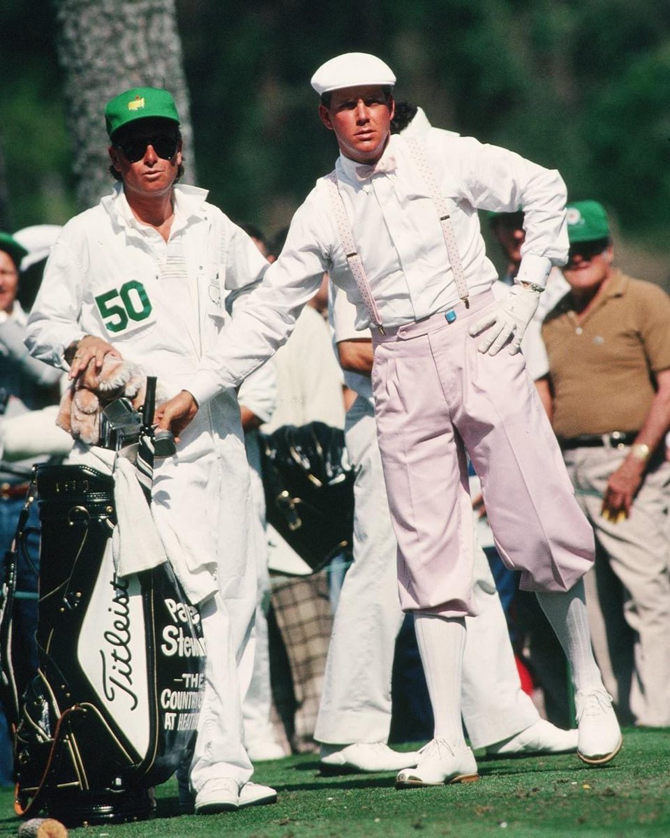 wadehuggins's tweet photo. A lot of #golf folks been complaining about @SamRyderSU wearing joggers. Well… I think @PhilMickelson wore these when he started playing this game. Let’s keep calm and let fashion evolve. You looked good out there Mr. Ryder. https://t.co/XzOrxmakPU