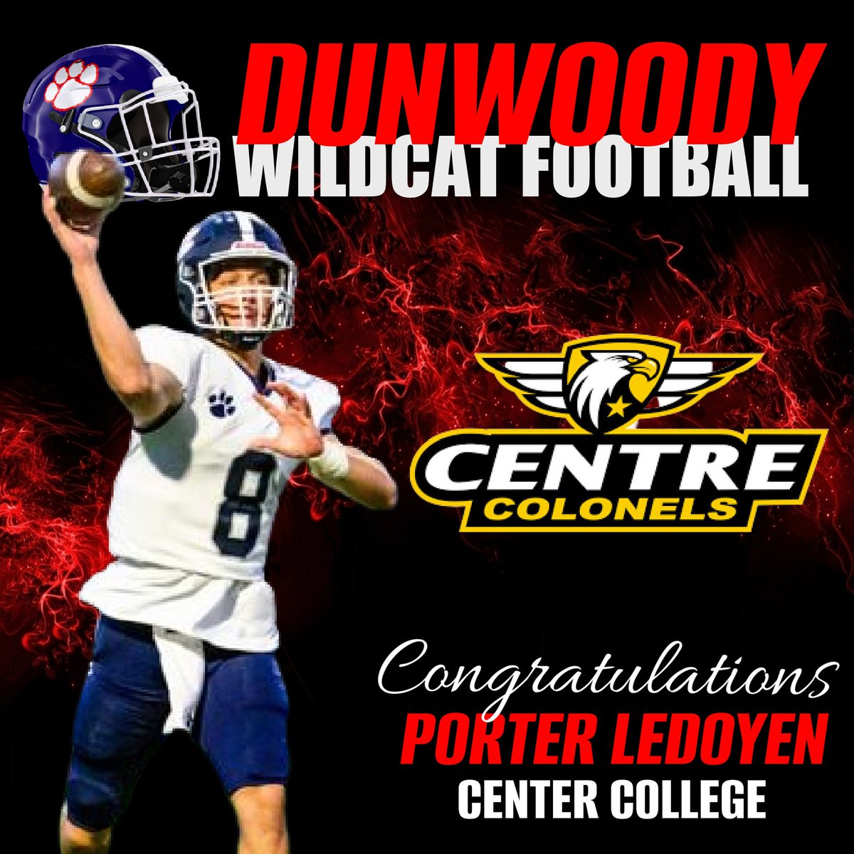 Congratulations Porter! Very proud of you!  #WildcatPride