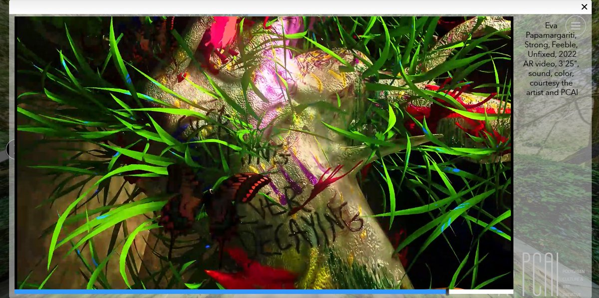 pcai_polygreen's tweet photo. 🌿 #𝗦𝗛𝗘𝗟𝗧𝗘𝗥𝗘𝗗𝗚𝗔𝗥𝗗𝗘𝗡𝗦 

The Sheltered Gardens #onlineexhibition closed on January 31 and we take the chance to share some screenshots of the digital rooms of the 360-environment of the #BotanicGarden operating as a set for new works.

More: https://t.co/xlwPV2DVAz https://t.co/jeKA3zEGf9