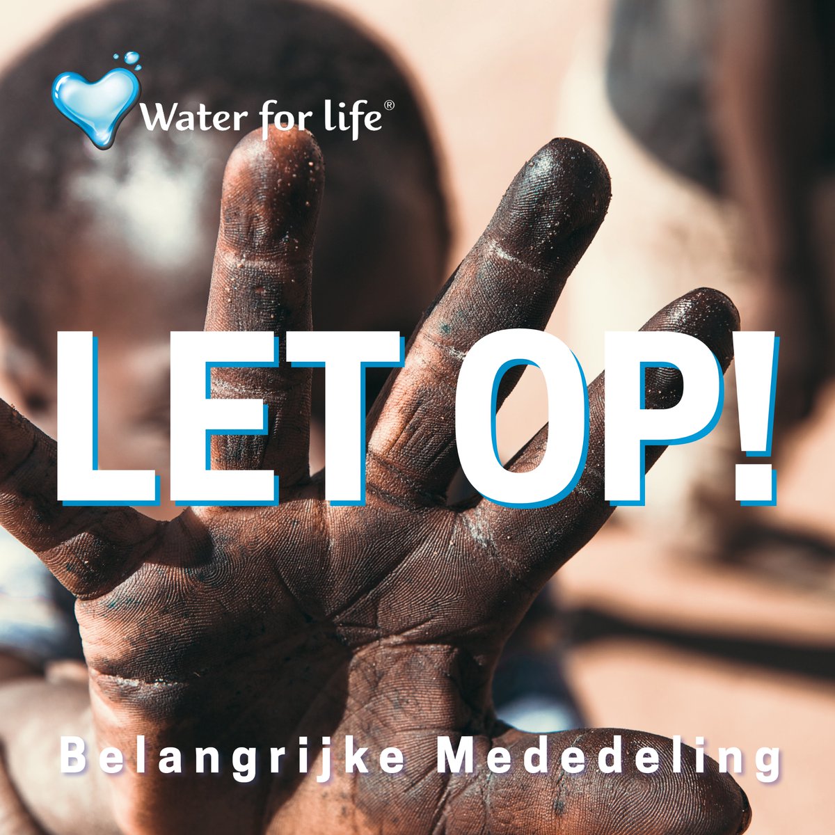 We hebben vernomen dat er colporteurs namens Stichting Water for Life langs de deuren gaan voor geld. DIT ZIJN OPLICHTERS! Wees hierop alert en weet dat wij NOOIT bij jou thuis langs zullen komen om fondsen te werven. Zijn deze mensen bij jou geweest? Bel de Politie via 0900-8844