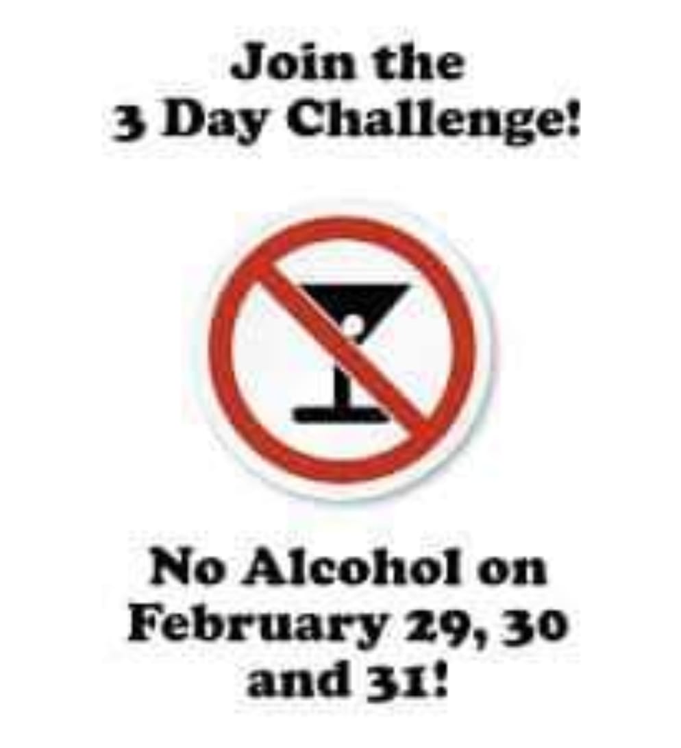 Please take this seriously and join the challenge!🚫🍷😐

#February1 #February2023
#newmonth #February 

Happy February everyone!😂✌