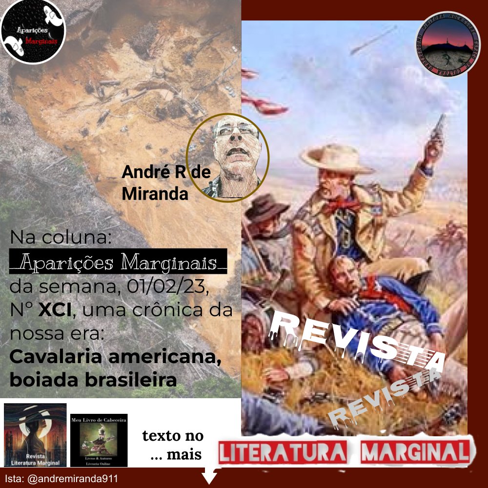 amiranda911ARM's tweet photo. Indiocídio...
https://t.co/G3ku89n50W

O General Custer é o herói de muita gente, matou e morreu em sua missão de extermínio dos índios estadunidenses…

Gente cristã defende a invasão das reservas no Brasil, e consequentemente, a matança dos “bichos”: os povos originários… https://t.co/GdGFQpyOcC