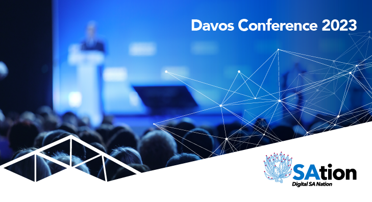 _sation's tweet photo. 🤝The World Economic Forum’s (WEF) annual Davos Conference occurred in January under the theme of “Cooperation in a Fragmented World”. The impact of technology &amp; innovation were key topics spoken about. Partner with us today to propel SA forward together. https://t.co/sMLoTsF6da