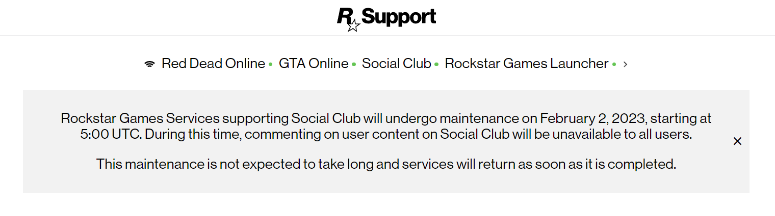 Rockstar Games Launcher / Social Club Update Error