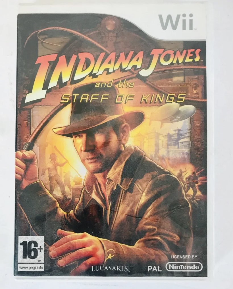 Purchased this yesterday. I didn’t buy it because it was cheap & I know it’s not a good game. So whydid I buy it? There is a very specific reason. Anyone know what it might be?

#retrogaming #indianajones #fateofofatlantintis #lastcrusade #templeofdoom #raidersofthelostark #indy