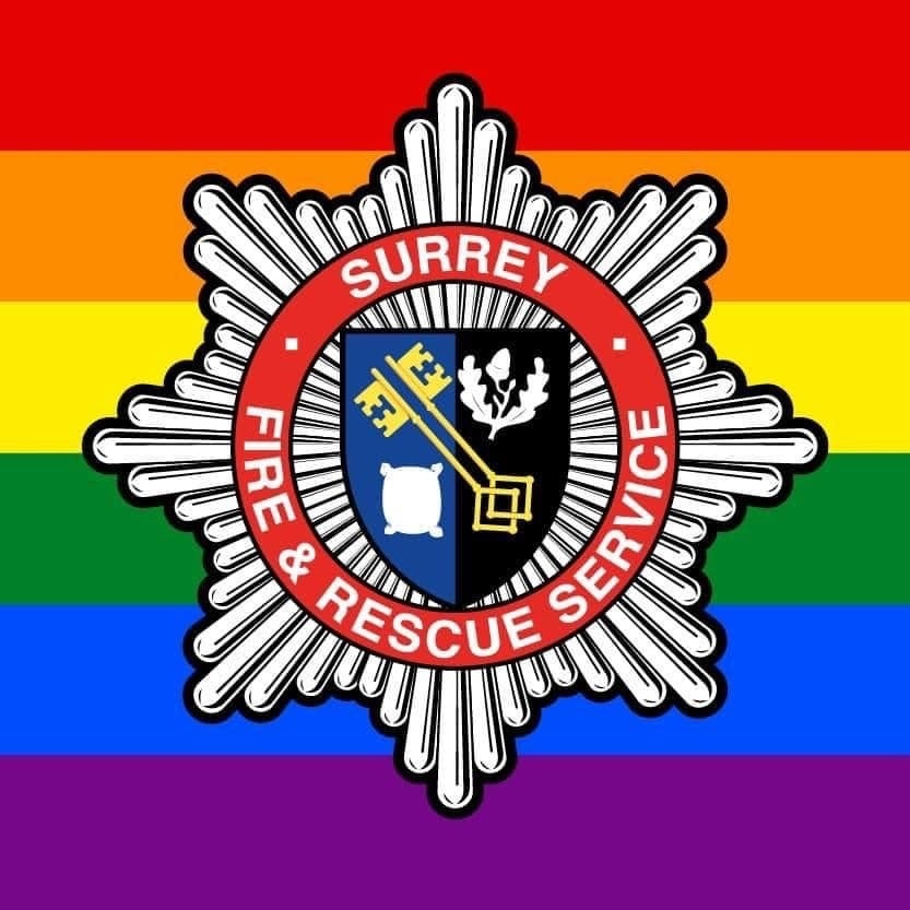 SurreyFRS's tweet photo. Today marks the beginning of LBGT+ history month: a celebration of Diversity & Inclusion, raising awareness and increasing visibility.🏳️🌈
At Surrey Fire we are proud to stand with our LGBT+ community.🌈
#LGBTHM23 #FirePride #TeamSurrey https://t.co/LX91DpS2Xi