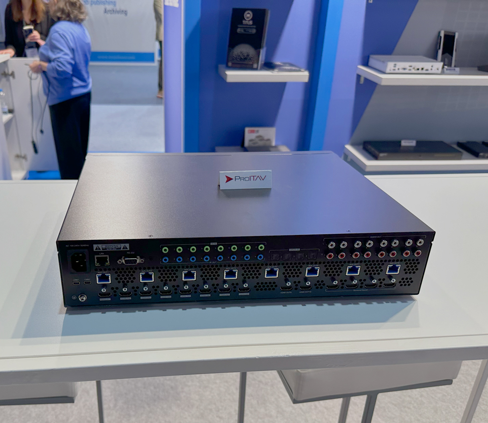 ProITAV USA (@proitavusa) on Twitter photo Featuring our SDVoE Matrix Switcher at the <a href="/SDVoE/">SDVoE Alliance</a> Alliance booth at #ISE23 in Barcelona. Visit them at booth 5D200! Featuring our SDVoE Matrix Switcher at the <a href="/SDVoE/">SDVoE Alliance</a> Alliance booth at #ISE23 in Barcelona. Visit them at booth 5D200!