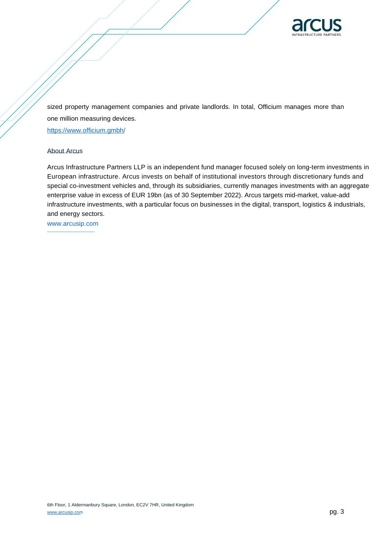 Congratulations to our portfolio company, Officium, as it continues its growth strategy in the sub-metering service market with the successful acquisition of Alphamess GmbH in Bochum, Germany.

#sustainableinvesting #energyefficiency #energytransition #sustainablefuture