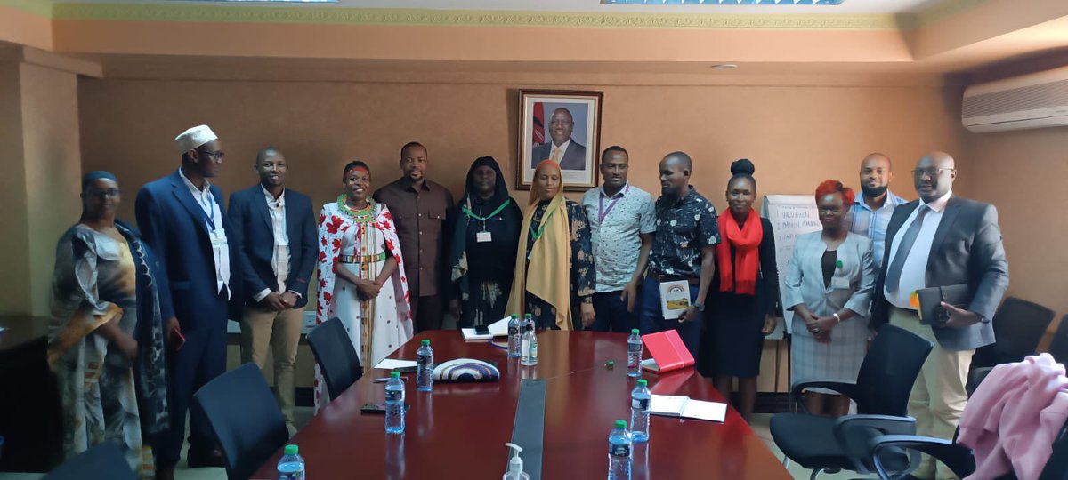 NamatiKenya's tweet image. This morning together with partners and community members, we held a successful meeting on #CommunityLand registration with the Permanent Secretary in charge of Lands Hon @nixon_korir at Ardhi House.