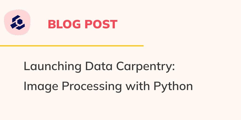 The Carpentries (at @thecarpentries@hachyderm.io) (@thecarpentries) on Twitter photo A new <a href="/datacarpentry/">Data Carpentry</a> curriculum has just been launched: Image Processing with Python. Read this blog post from @tbyhdgs to learn more about the curriculum, its history, and how you can teach or attend a workshop. carpentries.org/blog/2023/01/d… A new <a href="/datacarpentry/">Data Carpentry</a> curriculum has just been launched: Image Processing with Python. Read this blog post from @tbyhdgs to learn more about the curriculum, its history, and how you can teach or attend a workshop. carpentries.org/blog/2023/01/d…