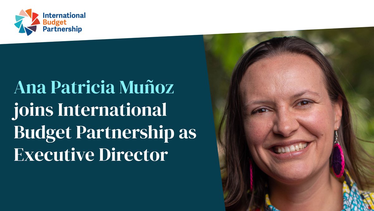 International Budget Partnership (@openbudgets) on Twitter photo <a href="/apmunozg/">Ana Patricia Muñoz</a> joins <a href="/OpenBudgets/">International Budget Partnership</a> as Executive Director. She is an accomplished economist with a passion for equity and justice for all.
Want to know more about our new ED?
Click here ibp.tiny.us/ana-patricia <a href="/apmunozg/">Ana Patricia Muñoz</a> joins <a href="/OpenBudgets/">International Budget Partnership</a> as Executive Director. She is an accomplished economist with a passion for equity and justice for all.
Want to know more about our new ED?
Click here ibp.tiny.us/ana-patricia