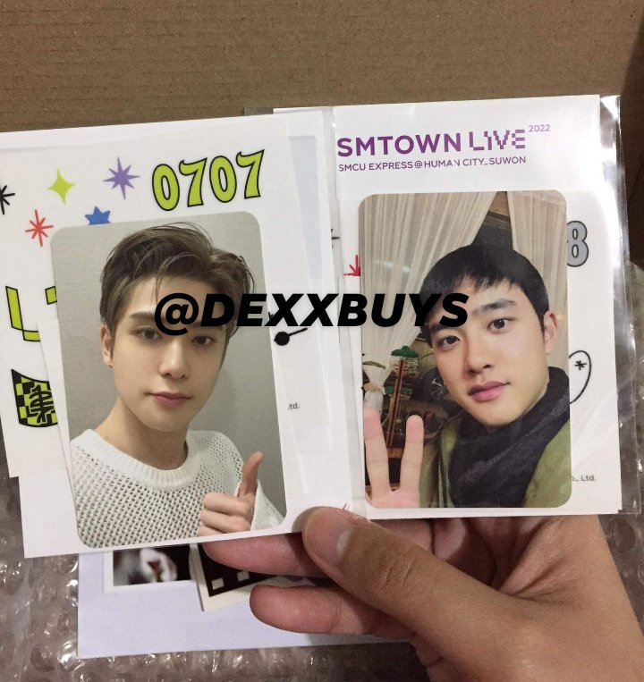 dexxbuys's tweet photo. wts lfb ph only

— smcu express smtown live suwon d.o kyungsoo ar tattoo sticker set 
— smcu express smtown live suwon jaehyun ar tattoo sticker set 
 
— unsealed but 💯 clean
— bought out of impulsiveness
— rfs: need funds 
— 410 (each) + lsf 
— gcash / j n t

📬 dm to claim https://t.co/t5BZIcgnqO