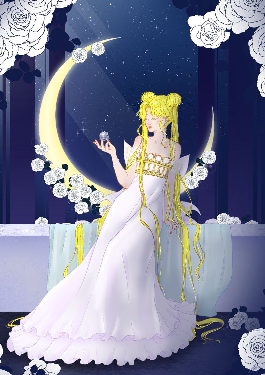 ✨Princess Serenity🌙
•
•
#sailormoon #art