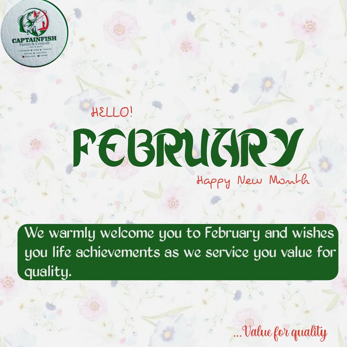 _captainfish's tweet image. It's a month of love ❤️
Don't forget to show us love by contacting us for:
Supply of fingerlings and juveniles, 
Training and Consultancy,processing and supply of oven dried catfish.

...value for quality