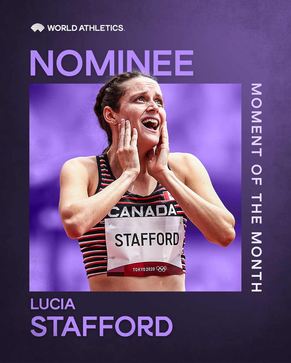 🔄 Retweet to vote for 🇨🇦's Lucia Stafford indoor 1000m area record of 2:33.75 at the John Thomas Terrier Classic in Boston 😎
