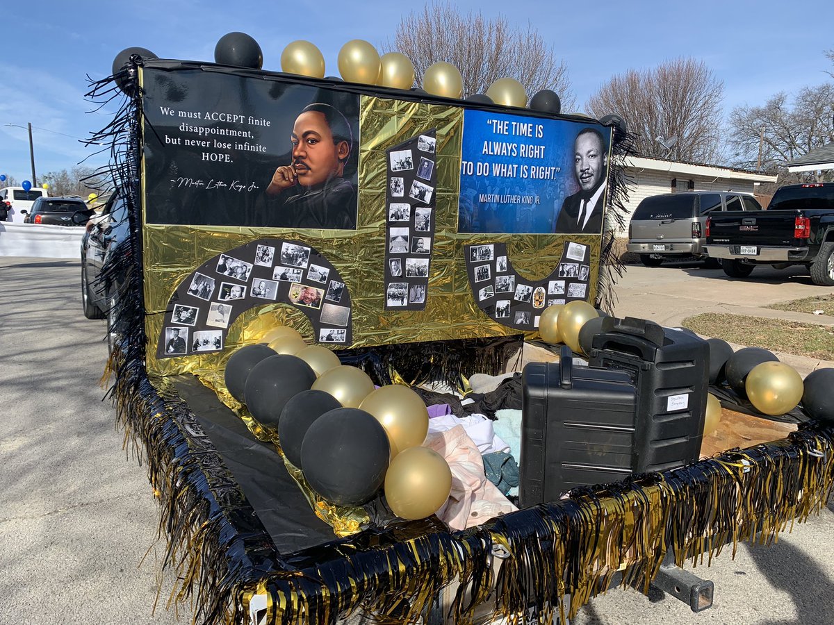 GwenJackson2's tweet photo. Garland MLK Parade 2023. Steadham Elementary School Dancers and Steppers. https://t.co/uQiiIBaCFO
