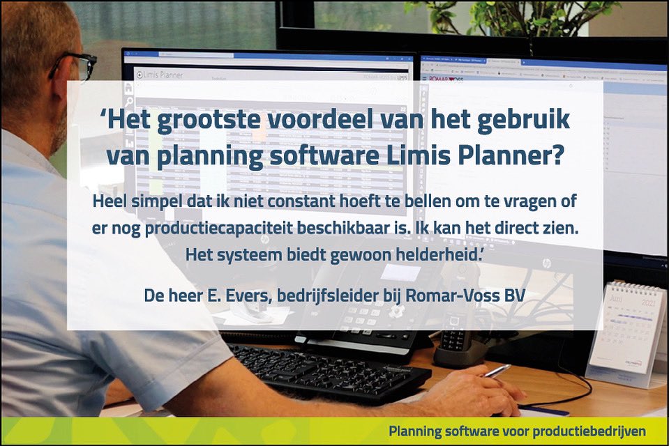 Limis - planning software voor productiebedrijven tweet media