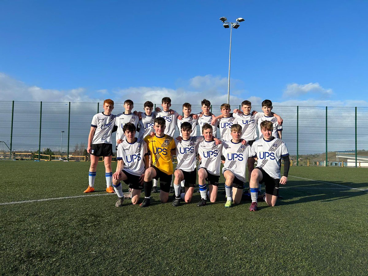 OLSPCKPE's tweet image. Well done to our year 12 boys team in their @NISchoolsFA shield game yesterday! Goals from Luke Doran and Daniel Reilly! #teamknock 💙🖤