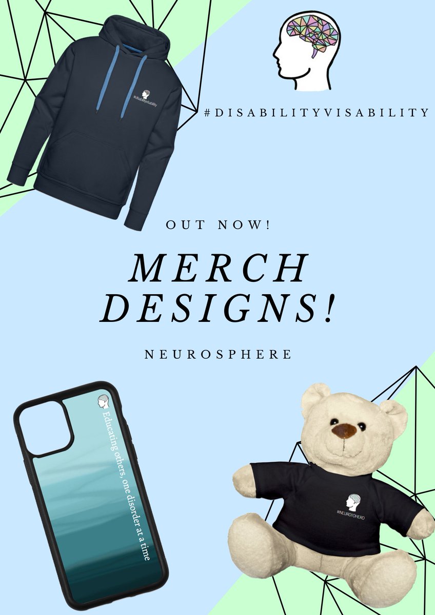 NeuroSphereUK's tweet image. Merch release + Giveaway!! You can win an exclusive NeuroSphere teddy bear! To enter this giveaway like, retweet and comment your favourite thing at the moment! #Neurotohero #disabilityvisibility