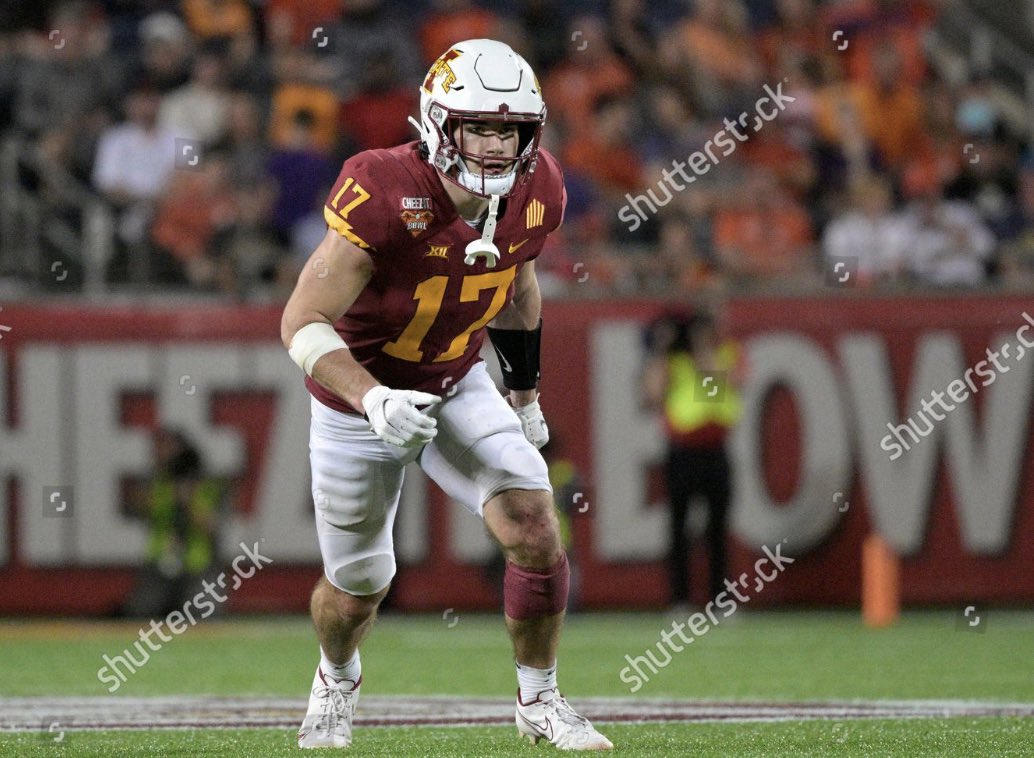 Cam_Jensen97's tweet photo. After a great conversation with @T_Mouser I am honored to received an offer to play at Iowa State football @warriorqbcoach @CoachTylerK @IowaStateFB https://t.co/pHJ6Vwb4IH