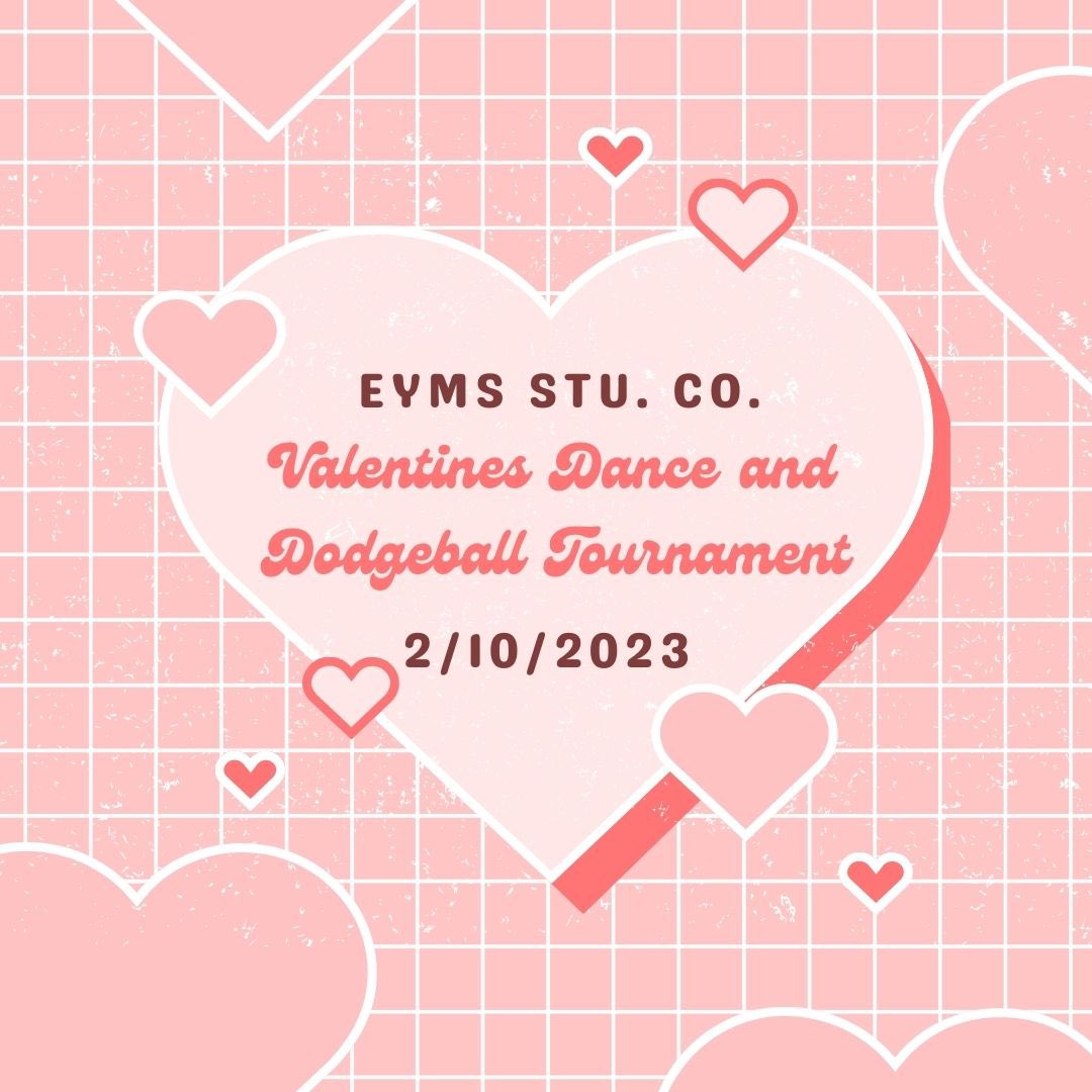 WE’RE BACK Eastern York Middle School! Student Council will be hosting out Valentines Dance and Dodgeball Tournament NEXT FRIDAY! So get your dodging and dance shoes ready! ❤️💜💗 #eymsstuco #eyms #leadingtotheedges #GD2BAK  #eymsvalentinesdance #eymsvalentinesdodgeballtournament