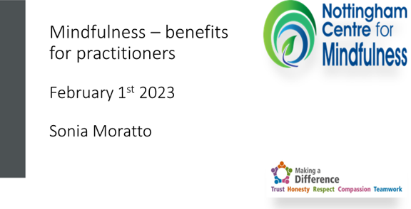 JennyBailey__'s tweet photo. Many Thanks to Sonia๐ @mindfulnottm delivering a wonderfully reflective Mindfulness focused session for #AHPSkillstoBuild - bitesize learning and skills sharing https://t.co/cOAWPbR5p4