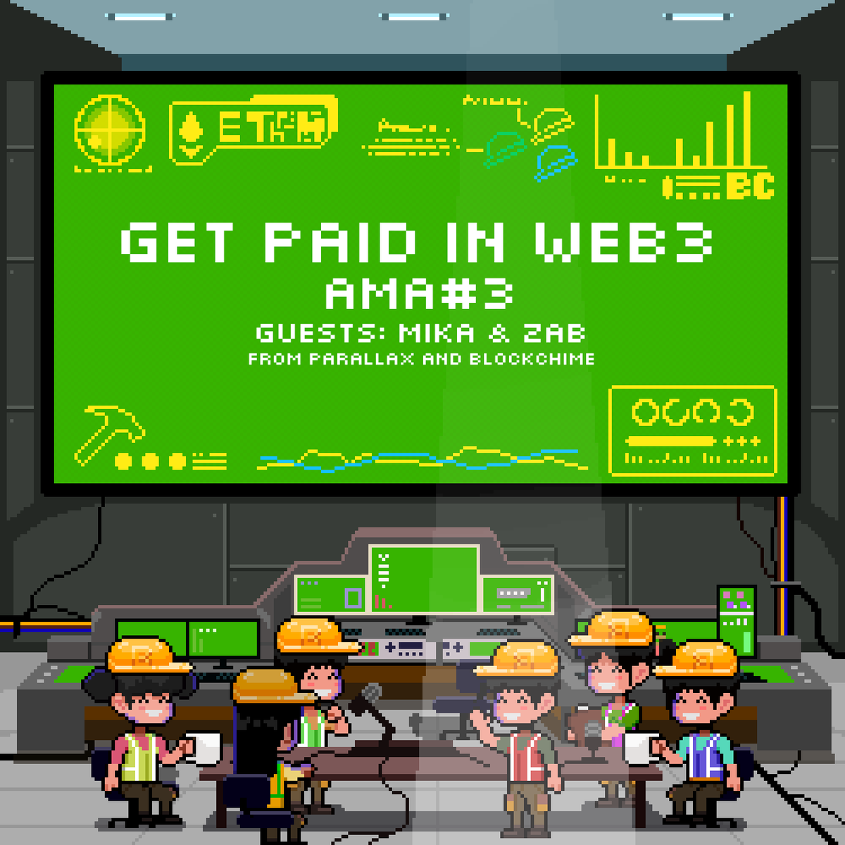 READY TO EARN?!?👀 Join us again this coming Friday, February 3 (8PM onwards PH time)👷

Learn more on how you could get started in earning and opportunities to get paid in the Web3 space!💸
BUILDERS joining us from <a href="/theblockchime/">BlockChime 👷</a> and @parallax_to !

#web3jobs #web3 #community
