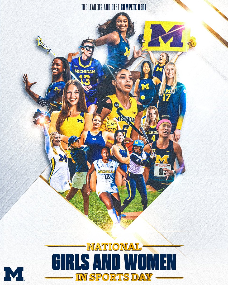 Happy National Girls and Women in Sports Day!

#NGWSD2023 #GoBlue
