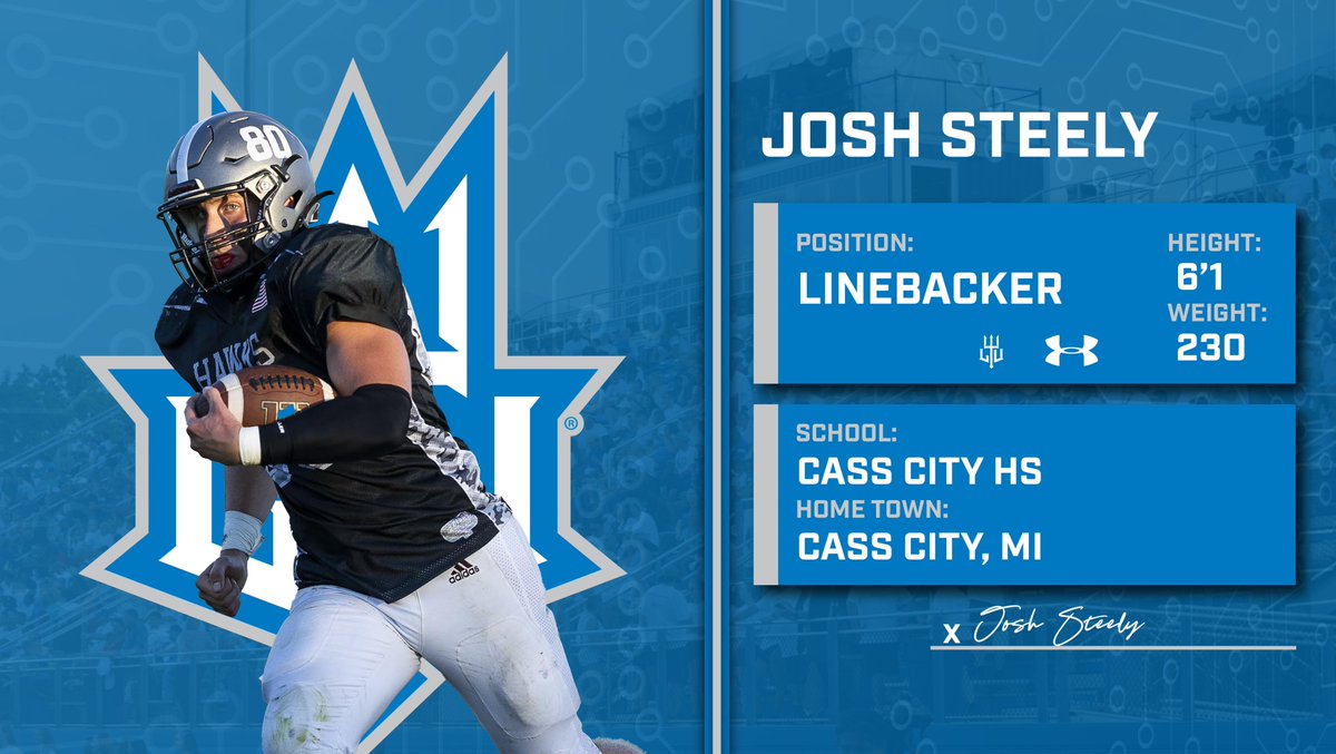 SIGNED, SEALED, DELIVERED! ✍️ Welcome to the family, @JoshuaSteely80 ! Linebacker and Long Snapper from Cass City, MI #cuLTUre23 #BeREAL #NSD23