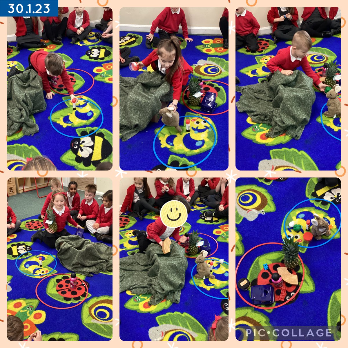 RockinghamEYFS's tweet photo. For our problem solving day on Monday, we selected two objects from a covered box and determined whether they were heavy or light. We sorted them into two hoops. ”The Lego is not heavy but it is heavier than a feather.” #rockinghammaths https://t.co/7ImqbEuHpX