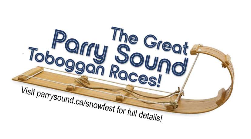 Join us Sunday, February 19th at Kinsmen Park for the Great Parry Sound Toboggan Races! Racing categories, ages, and pre-registration available online here: Parrysound.ca/snowfest OR on the day of the event from 2-2:30pm with races starting at 2:30pm!