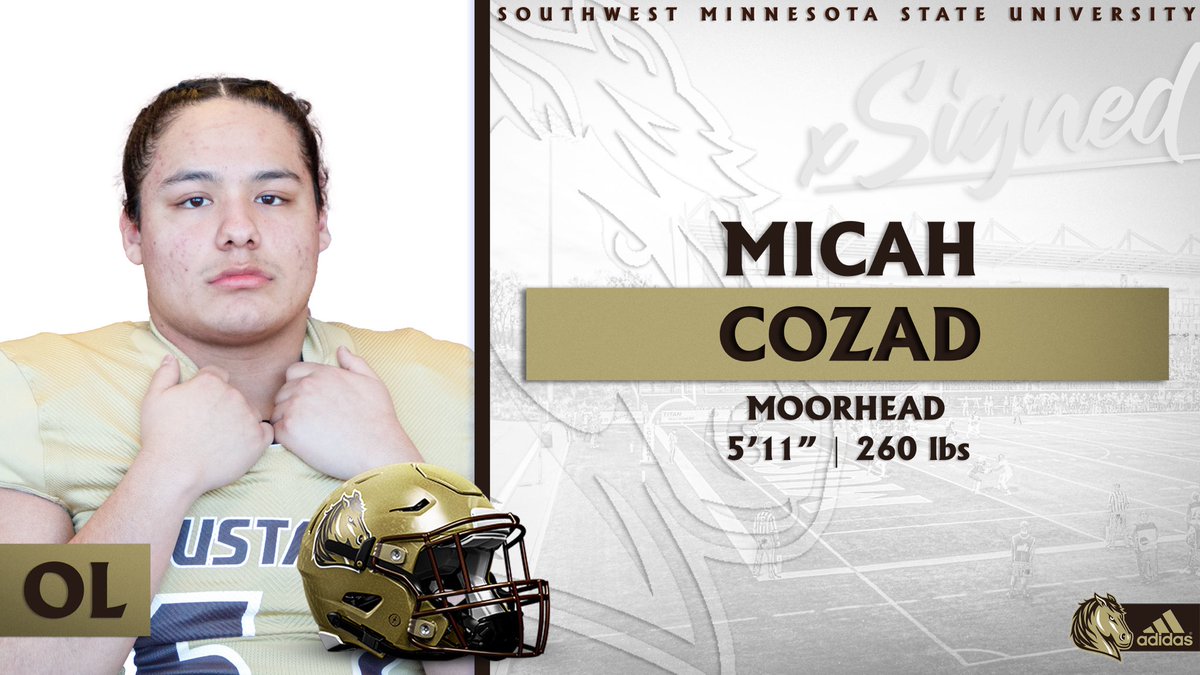 🐴Welcome to the Mustang Family!🐴
Micah Cozad
5’11 - 260lbs - OL
Moorhead, MN
.
.
.
Show him some love! <a href="/MicahCozad/">Micah Cozad</a> 
#LetsRide #M4L