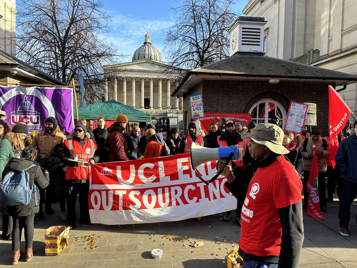 UCL protest tweet media