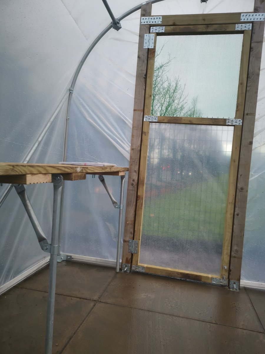 myKFCA's tweet photo. Made up with our @FirstTunnels poly tunnel in our community garden.  This is going to be so amazing for our @LpoolCityRegion &amp; @CF_Merseyside funded #KennyFields young growers project.  Thanks for the bonus books too 👏 #GreenLCR @goodfoodlpool https://t.co/N4PLVrKpwz