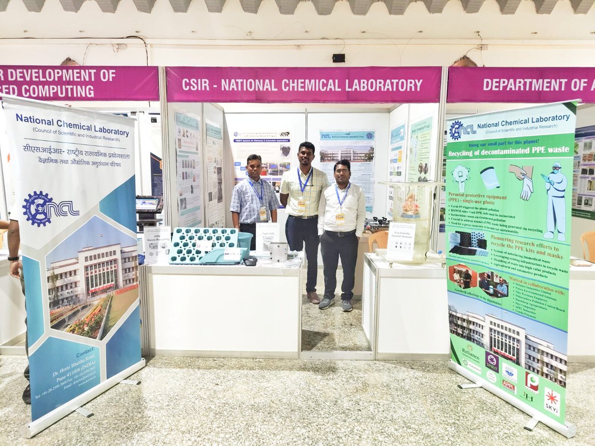 CSIR-National Chemical Laboratory (@csir_ncl) on Twitter photo सीएसआईआर-एनसीएल ने 1-3 फरवरी, 2023 के दौरान नेहरू विज्ञान केंद्र में आयोजित हो रहे इनोवेशन फेस्टिवल (नवप्रवर्तन उत्सव) में भाग लिया।
CSIR-NCL participated in Innovation Festival being held at @NehruScienceCentre during Feb 1-3, 2023. <a href="/CSIR_IND/">CSIR, India</a> <a href="/AshishLele3467/">Ashish Lele</a> <a href="/DrNKalaiselvi/">N Kalaiselvi</a> सीएसआईआर-एनसीएल ने 1-3 फरवरी, 2023 के दौरान नेहरू विज्ञान केंद्र में आयोजित हो रहे इनोवेशन फेस्टिवल (नवप्रवर्तन उत्सव) में भाग लिया।
CSIR-NCL participated in Innovation Festival being held at @NehruScienceCentre during Feb 1-3, 2023. <a href="/CSIR_IND/">CSIR, India</a> <a href="/AshishLele3467/">Ashish Lele</a> <a href="/DrNKalaiselvi/">N Kalaiselvi</a>