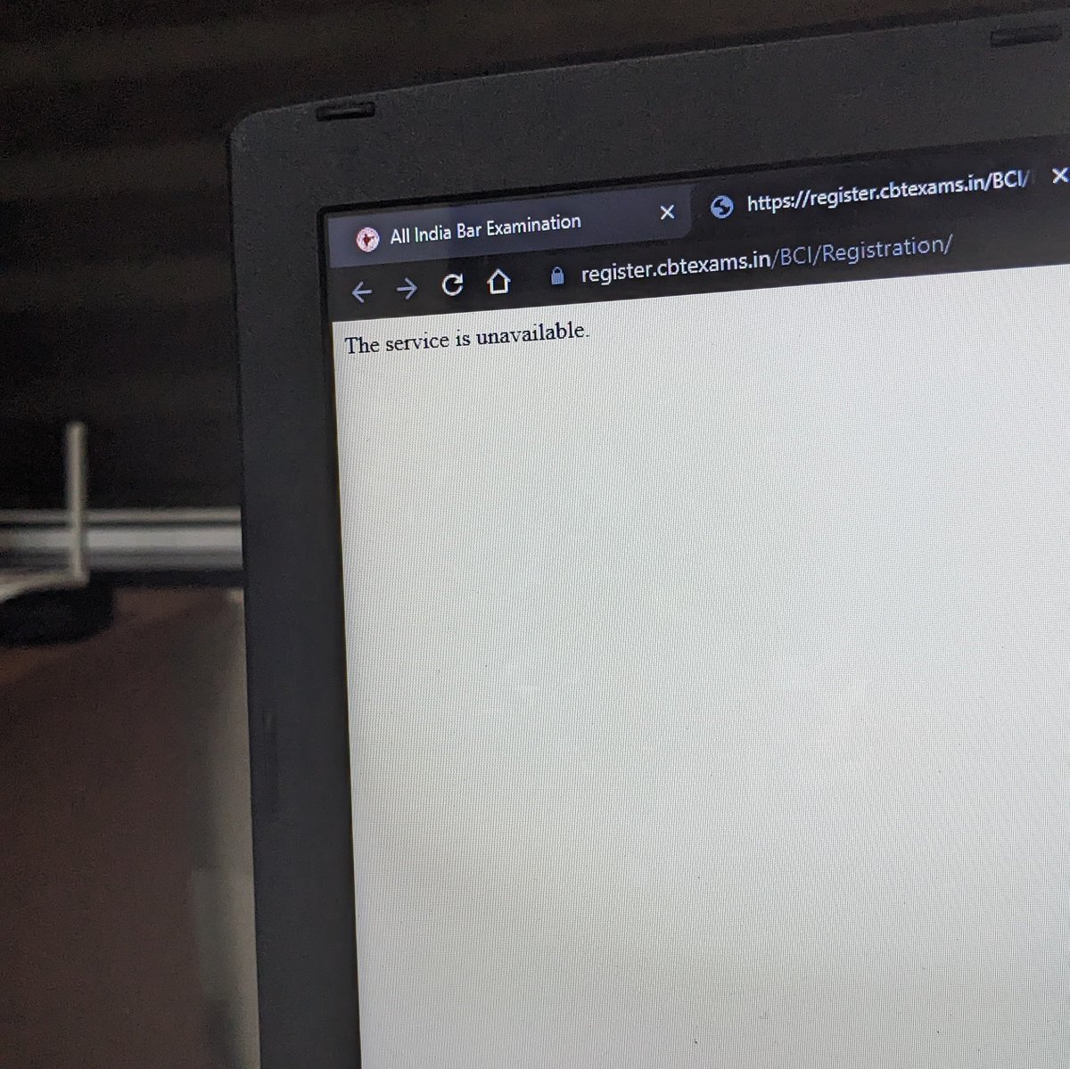 aravind_eb's tweet photo. The AIBE admit cards were supposed to be released at 5pm today. The official website of the Bar Council of India is already down. Why even bother to conduct a national exam if you don’t have a proper management ?

#AIBE https://t.co/EgZxxwtoWL